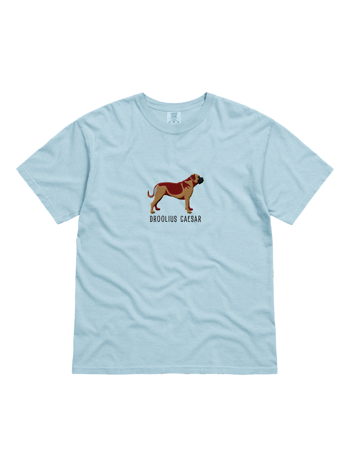 Droolius Caesar T-Shirt(Embroidered) of a Bullmastiff(Tan) product image (51)