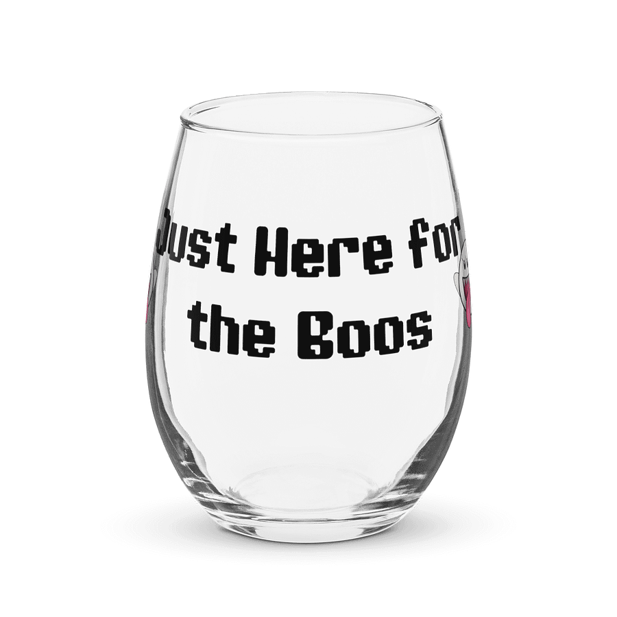 Just Here for the Boos Stemless Wine Glass product image (1)