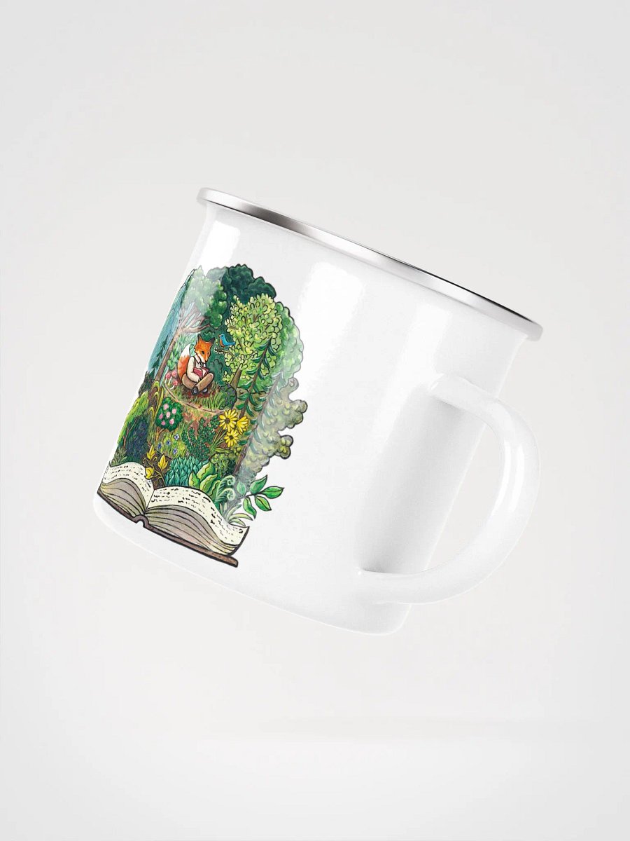 Fantasy Forest Fox Cake - Enamel Mug product image (3)