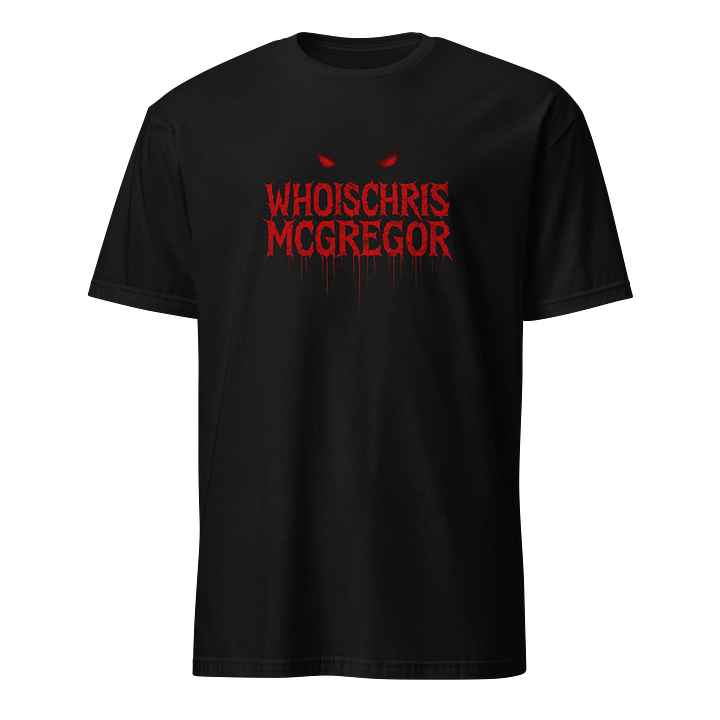 WHOISCHRISMCGREGOR HALLOWEEN T-SHIRT product image (1)