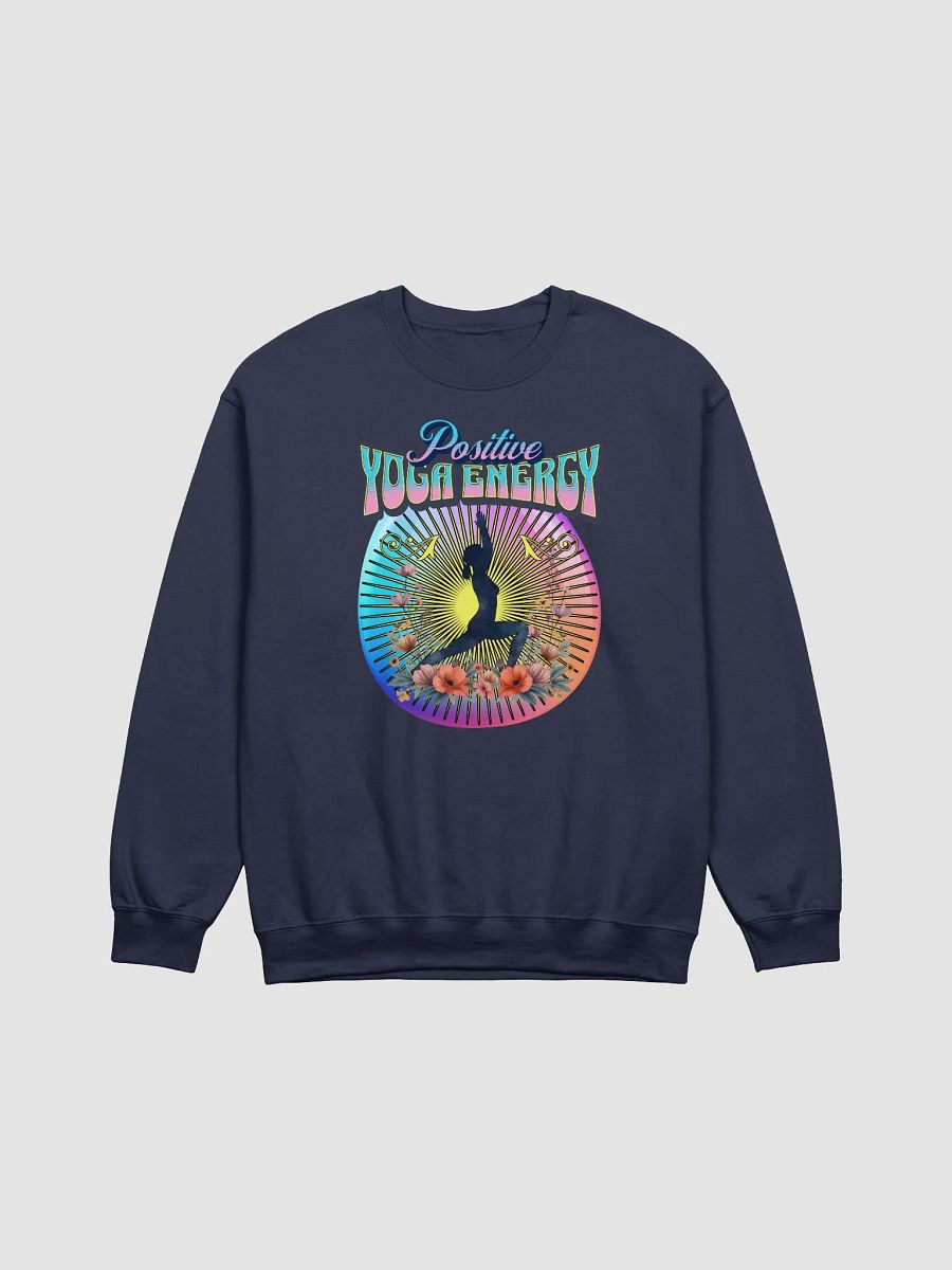 Positive Yoga Energy Relaxed Comfort Crewneck Sweatshirt product image (13)