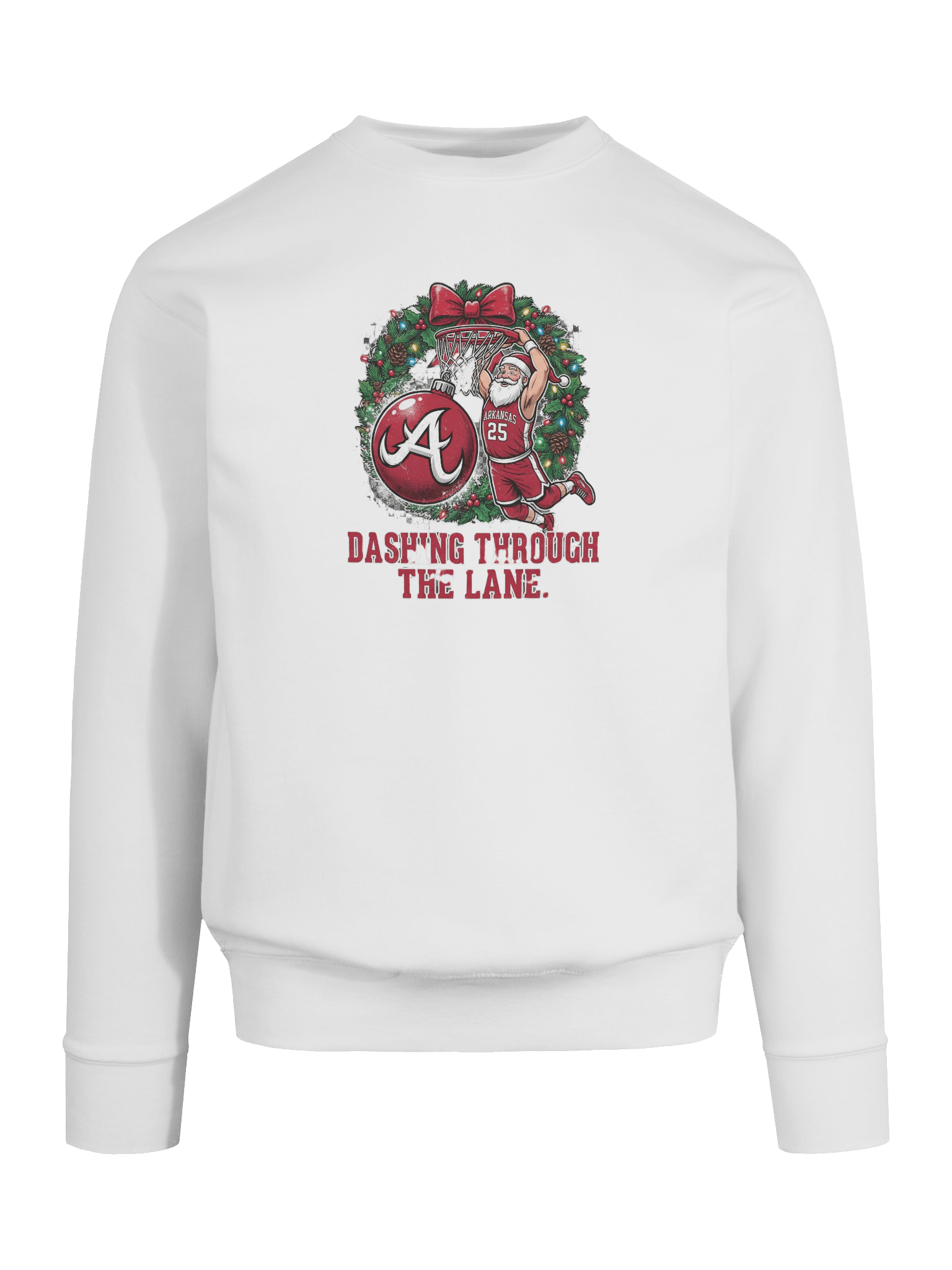 The "Dashing Through The Lane" Hoops Crewneck product image (99)