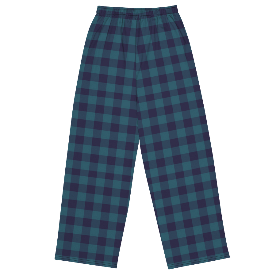 Blue Gingham Wideleg Pants product image (2)