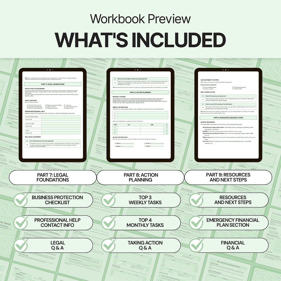 Financial Stress Relief - Google Docs product image (8)