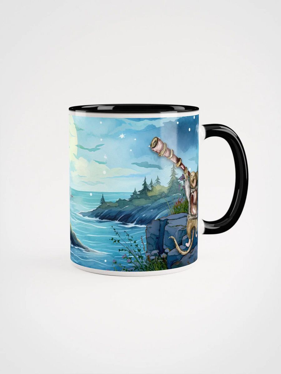Celestial Mouse Stargazing Mug | Whimsical Night Sky Design | Moonlit Mouse Series product image (1)
