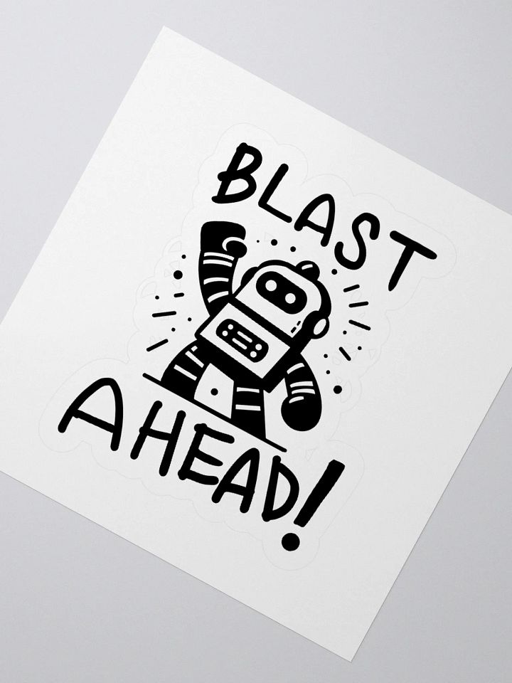 Blast Ahead Kiss Cut Stickers product image (6)