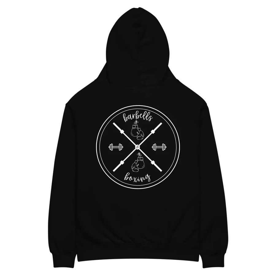 Barbells & Boxing X Emblem Unisex Hoodie product image (2)