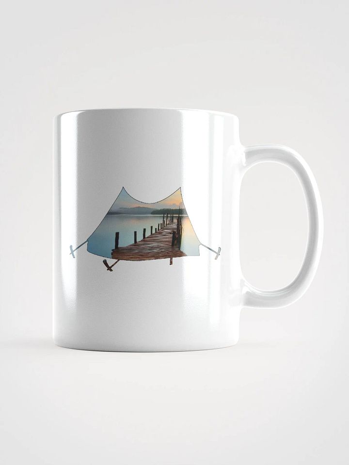 Camp, Relax, Reflect Hiking, tent, outdoors, camping, relaxing, bridge, adventure, away from home, nature, travel, mountain, forest, wild, trees, sunset, retro, souvenir, distressed. product image (1)