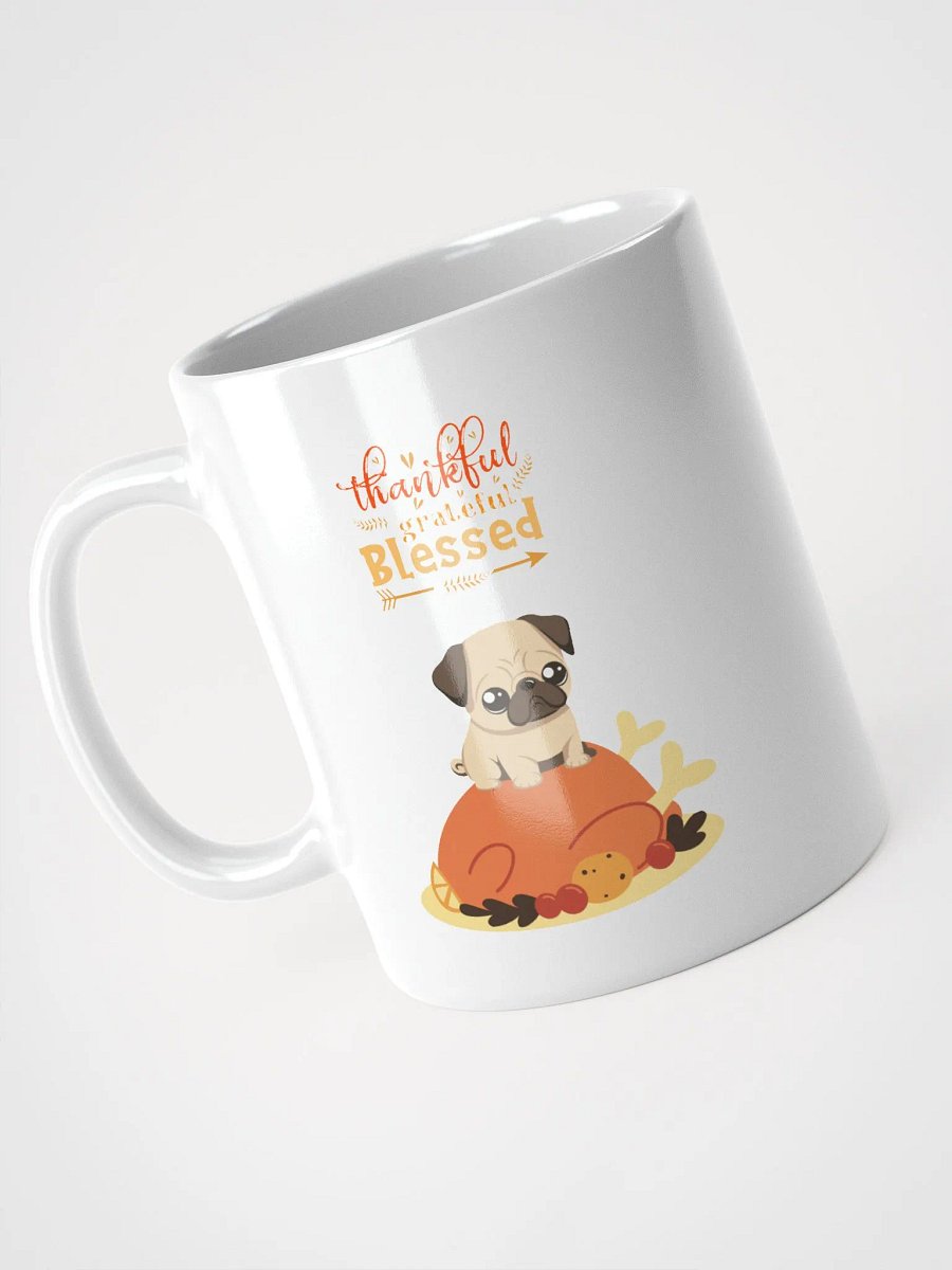 Autumn Pug Thanksgiving Mug product image (3)
