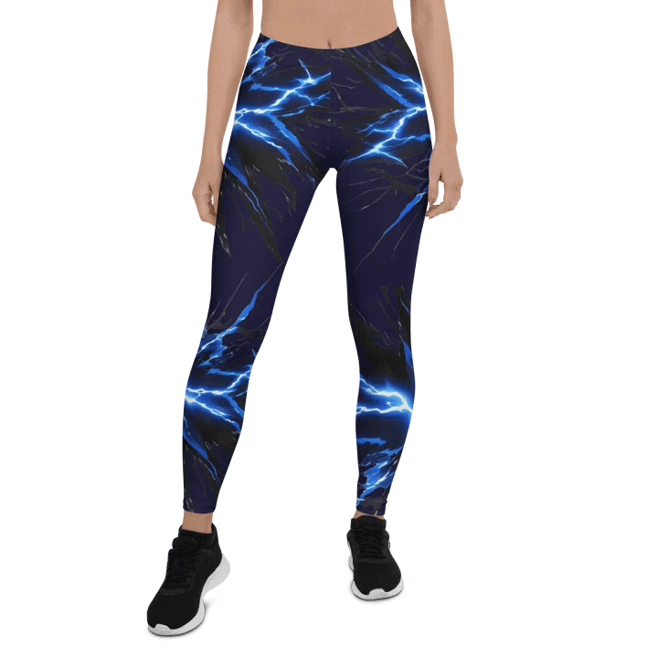 Blue Voltage Splat Yoga Pants product image (1)