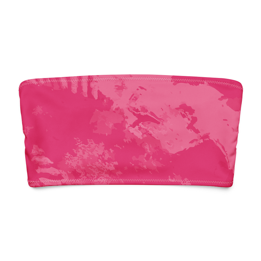 Blush Dream All-Over Bandeau Bikini Top product image (8)
