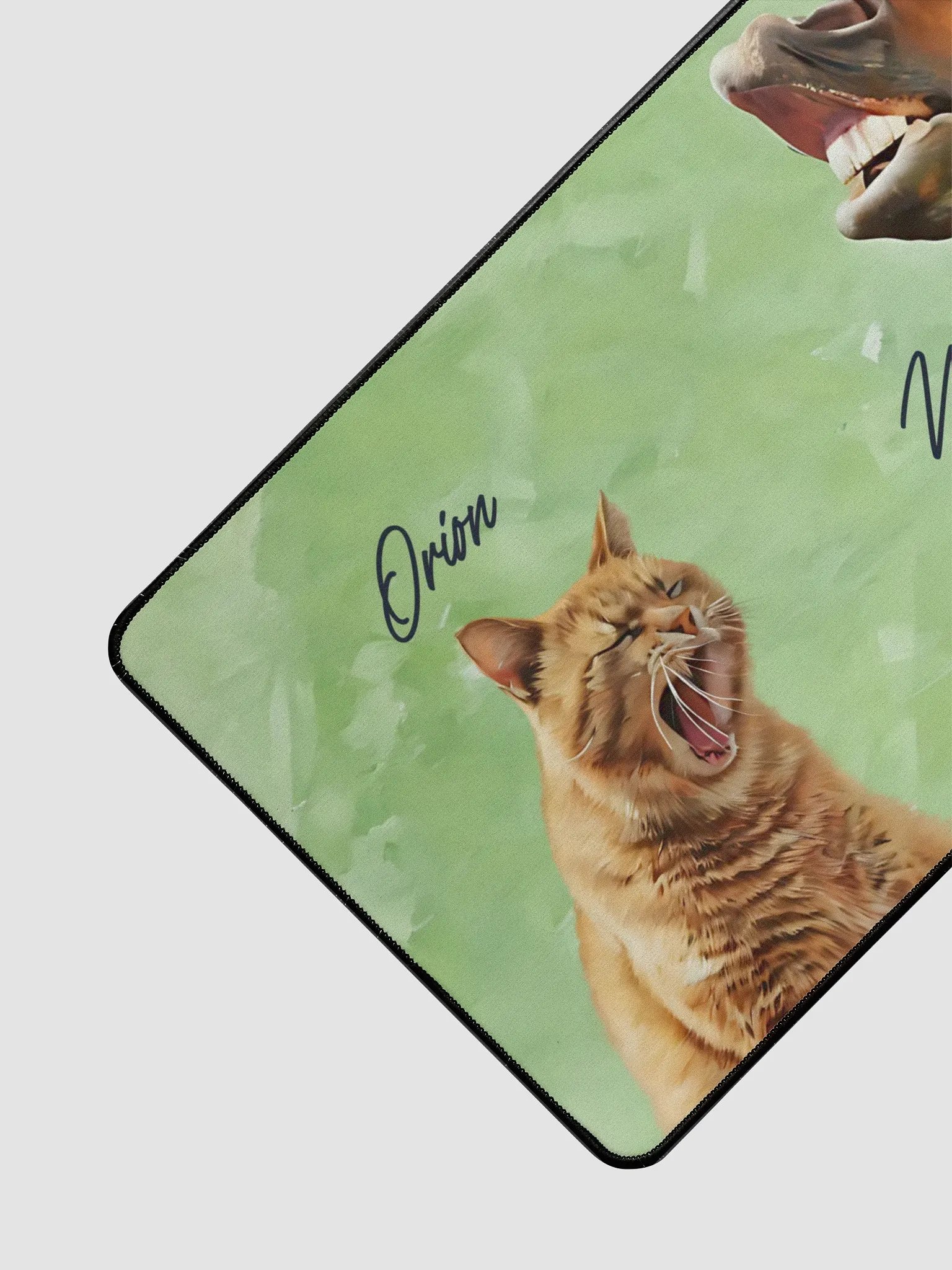 YOUR BEST FRIENDS! / DESK MAT WITH PERSONALIZED NAME / 15,5" x 31,5" product image (4)