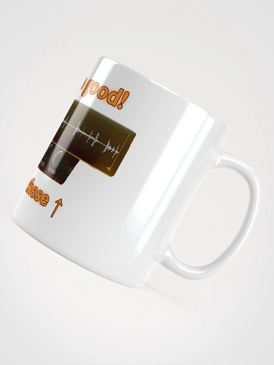 Loops are good! White Coffee cup product image (4)