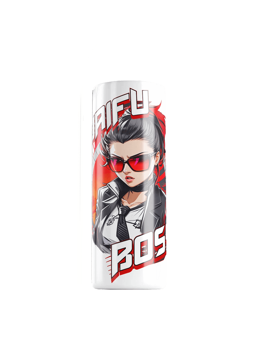 Waifu Boss 20 oz Skinny Stainless Steel Tumbler - White - v1 product image (1)