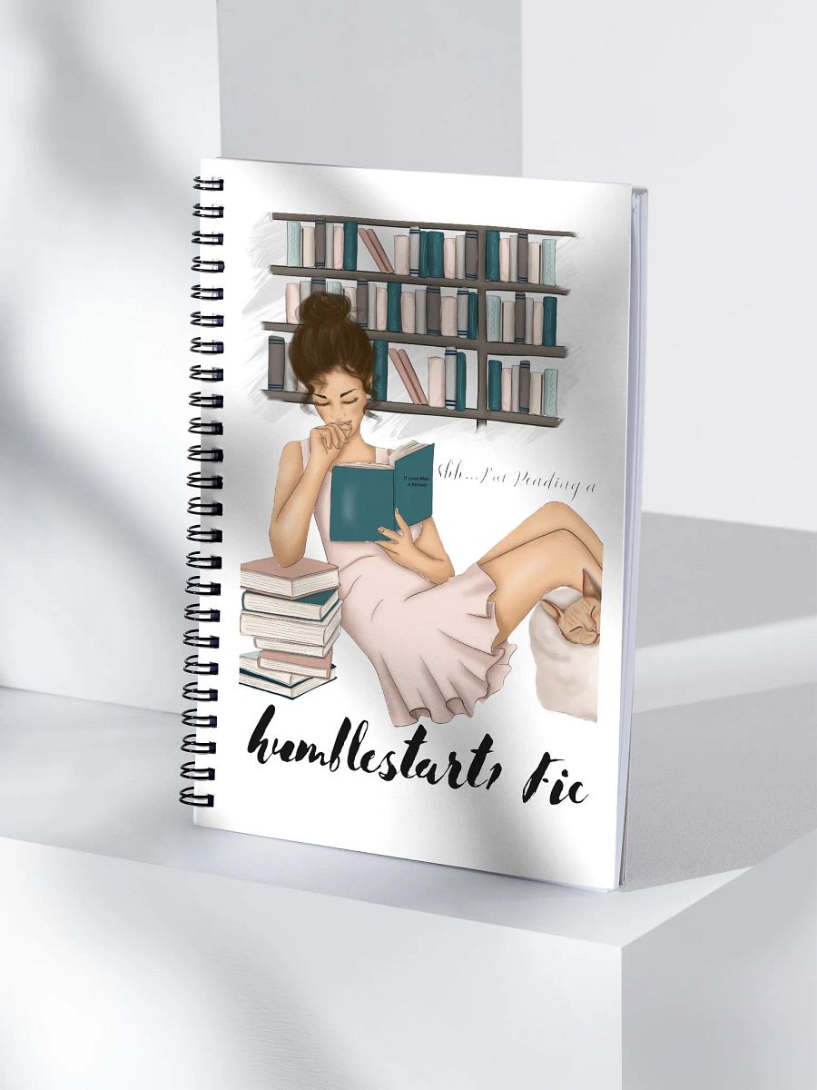 Whimsical Reader's Delight Spiral Notebook product image (4)