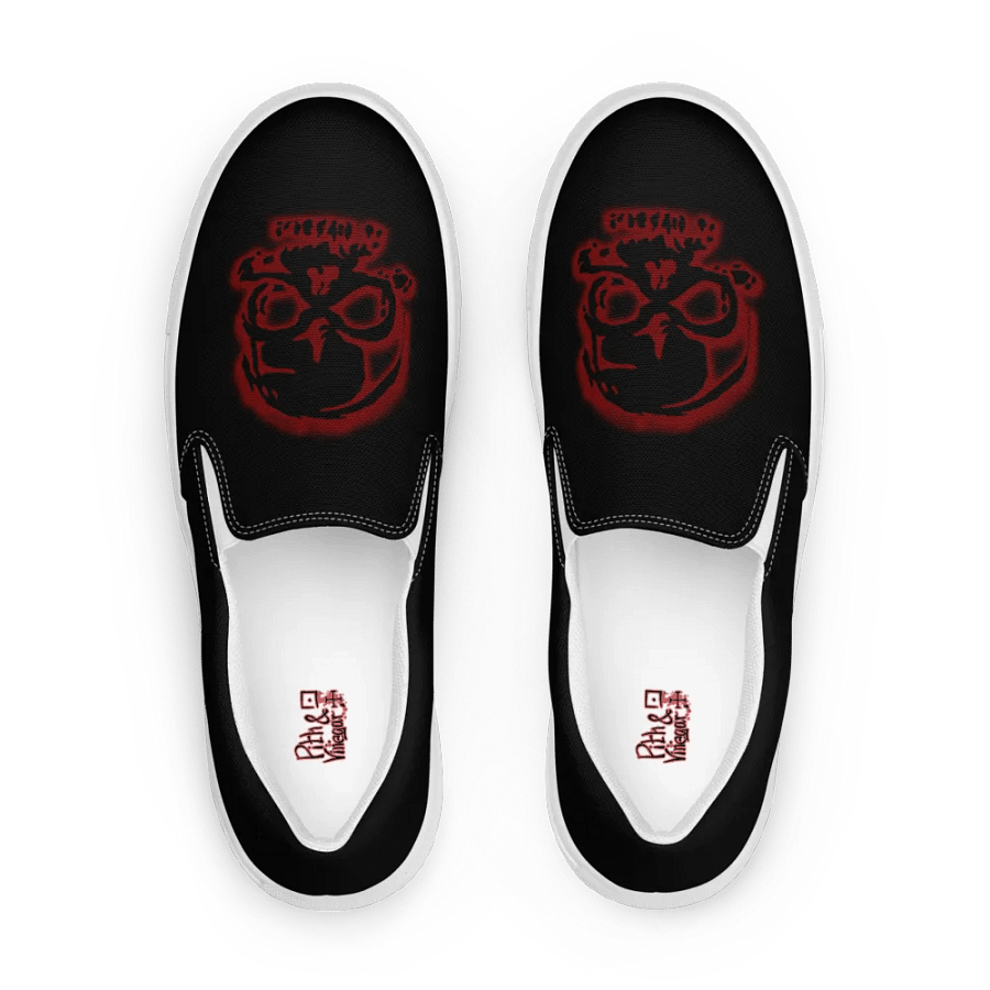 Skull mens slip ons product image (1)