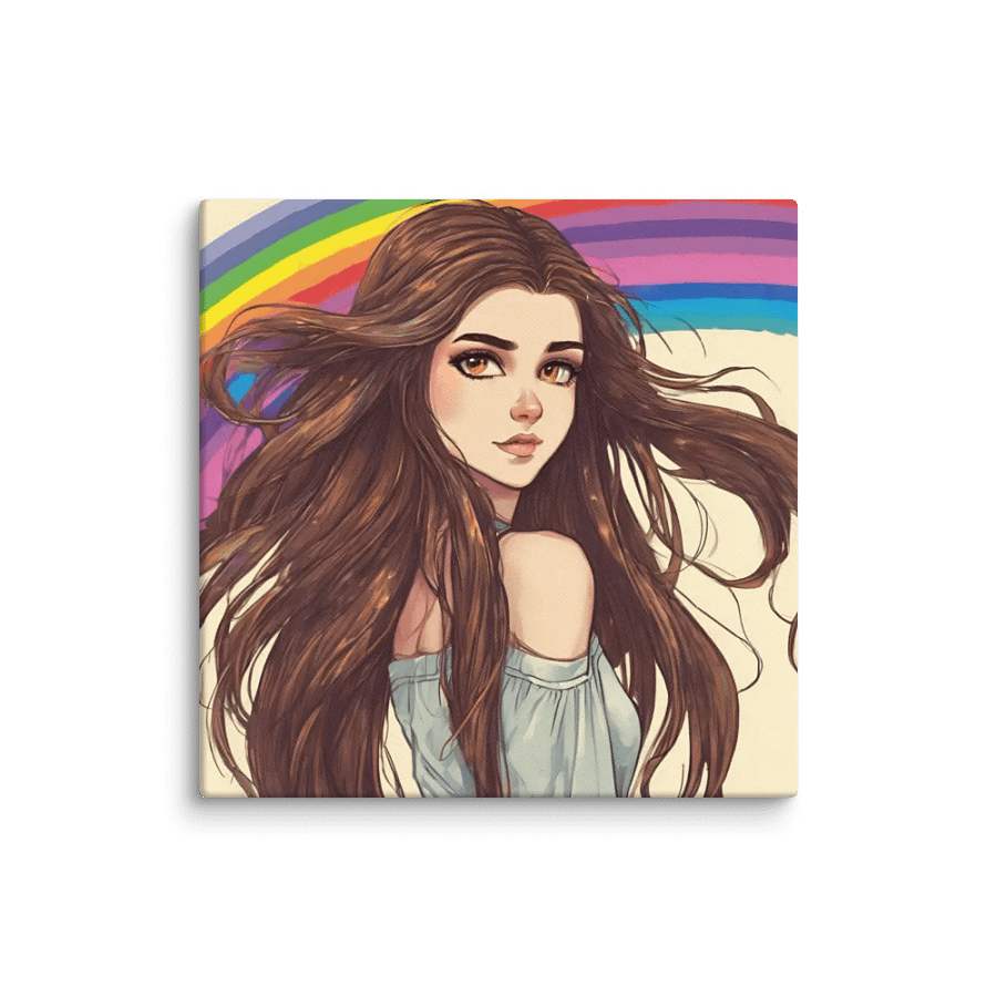 Unicorn Aliens Rainbow Canvas product image (2)