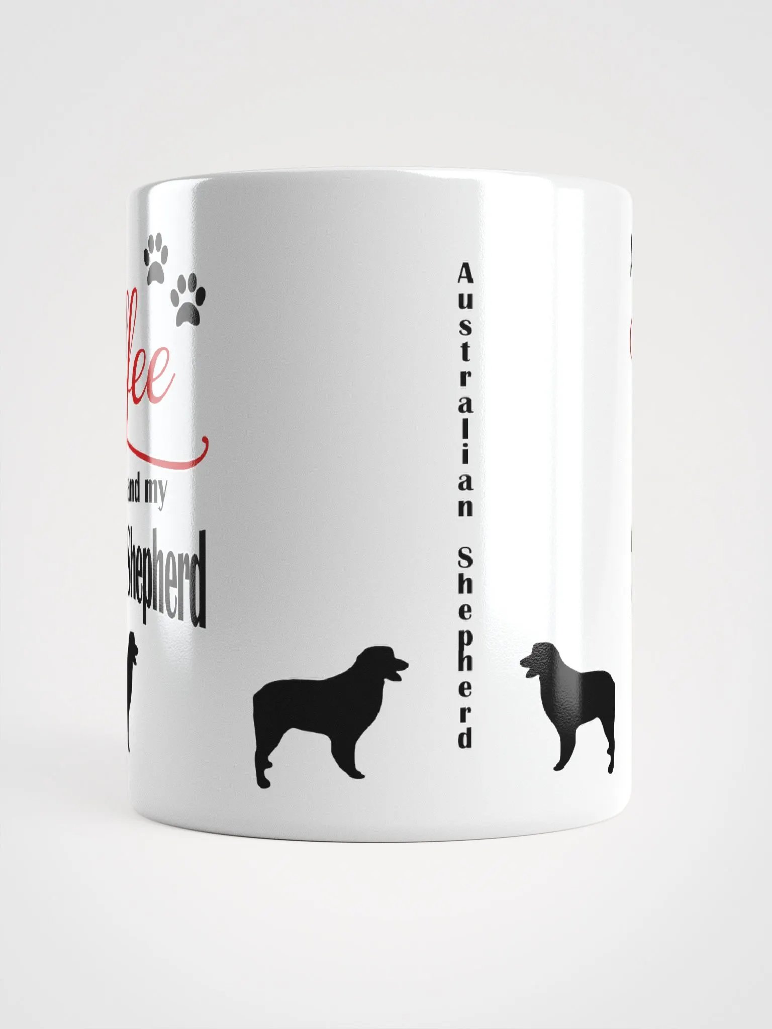 Coffee and my Australian Shepherd Mug product image (5)