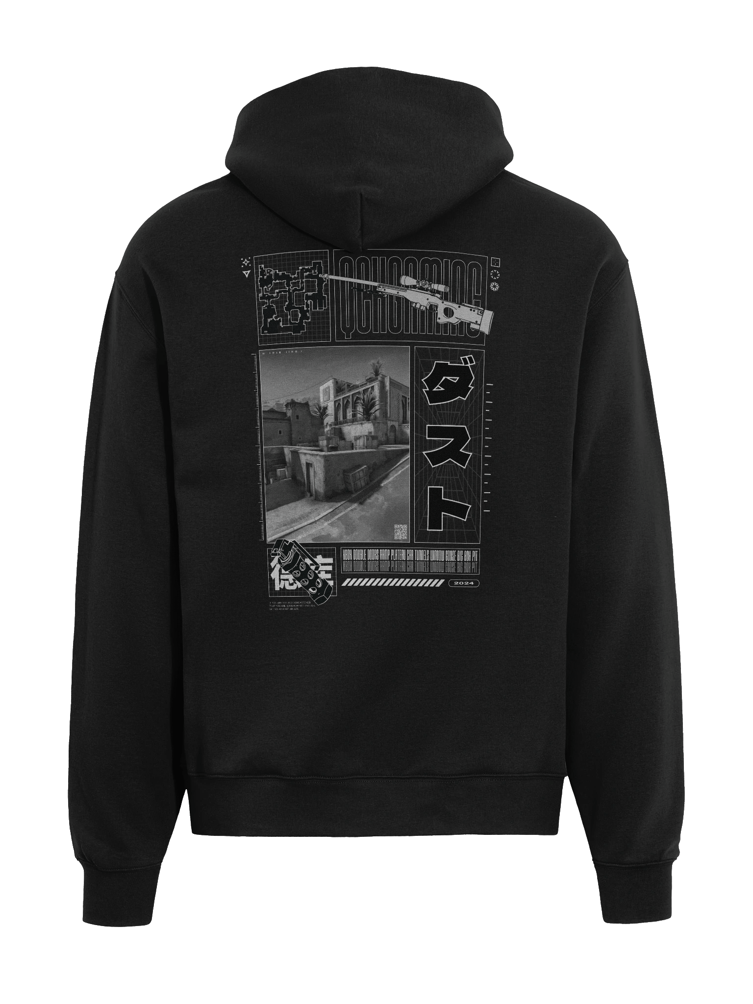 QCK x Dust 2 Hoodie - Black product image (5)