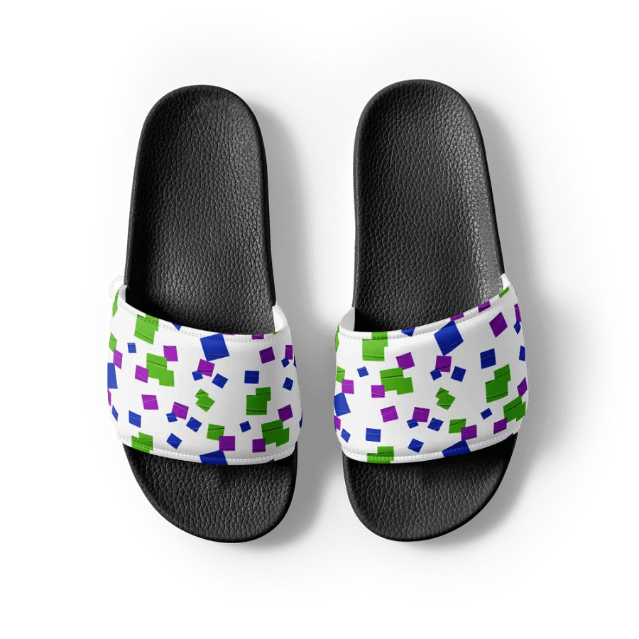 Glitchy Men's Slides product image (8)