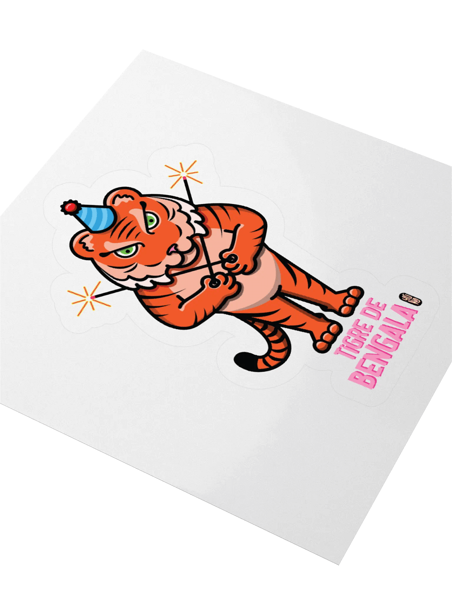 Tigre de Bengala - Sticker (Kiss Cut) product image (3)