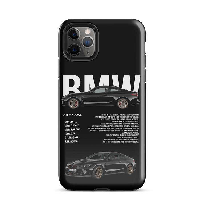 BMW G82 M4 iPhone Case – Shockproof Slim Fit Cover for iPhone – Car Enthusiast Gift Design product image (51)