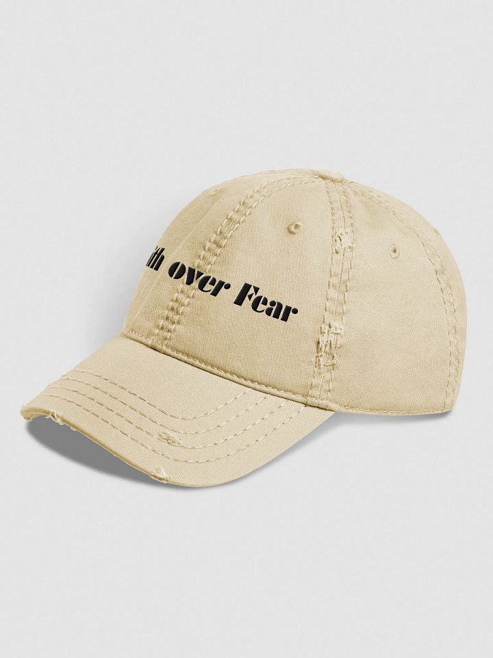 Faith Over Fear Distressed Hat product image (2)
