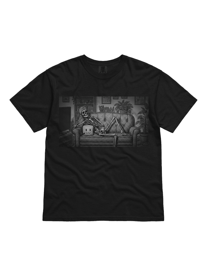 Cozy Skeleton Lounge T-Shirt product image (1)