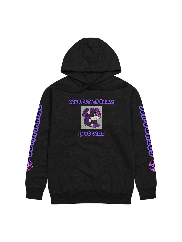 CAN I PUT MY BALLZ IN YO JAWZ - HOODIE (BLACK) product image (1)