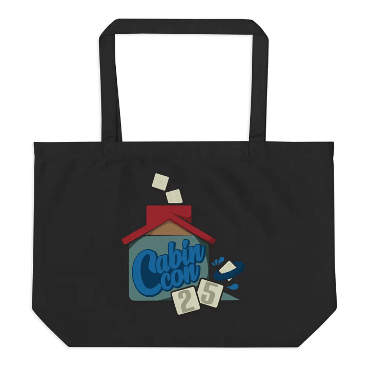 Cabin Con 2025 alt logo Organic Cotton Tote product image (2)