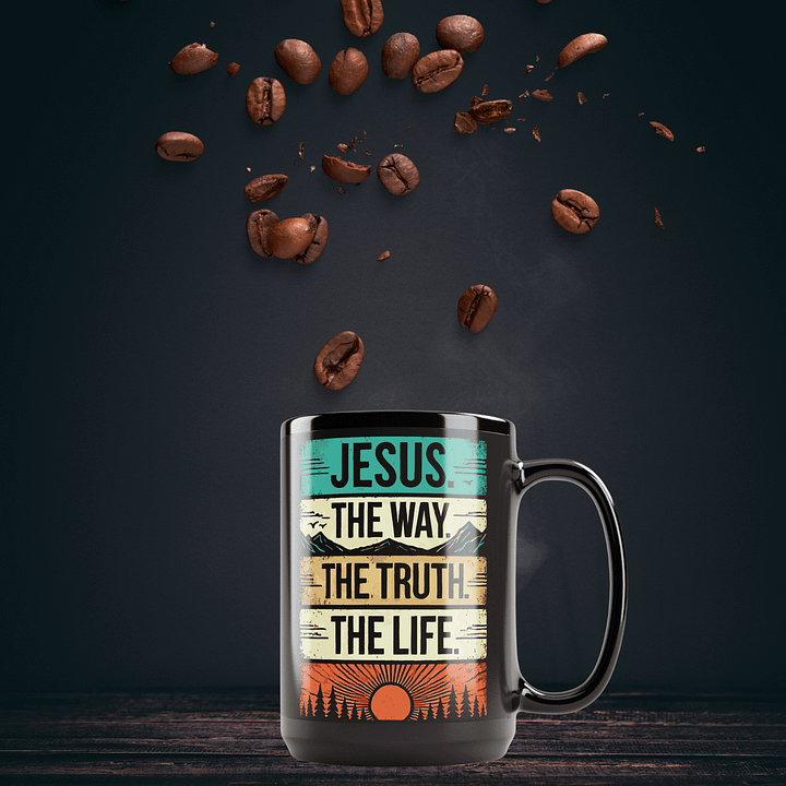 Jesus - The Way The Truth The Life Vintage Mug product image (1)
