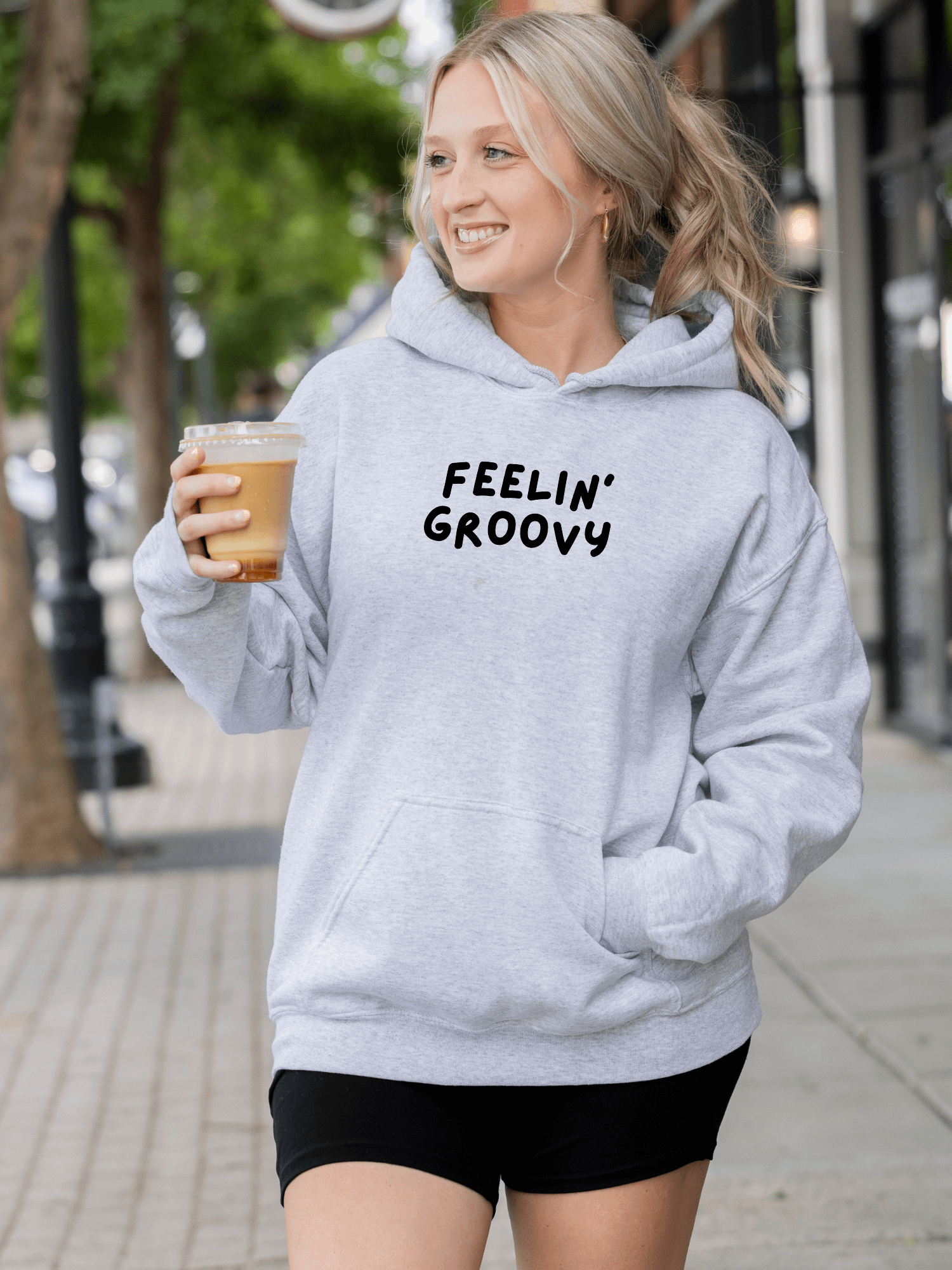 “Feelin’ Groovy” My Vibe Streetwear Hoodie product image (1)