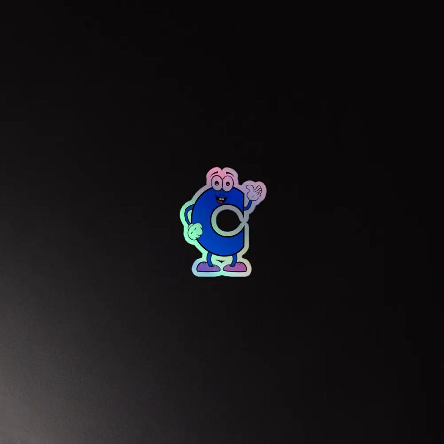 C Holographic Cartoon Character Sticker product image (4)