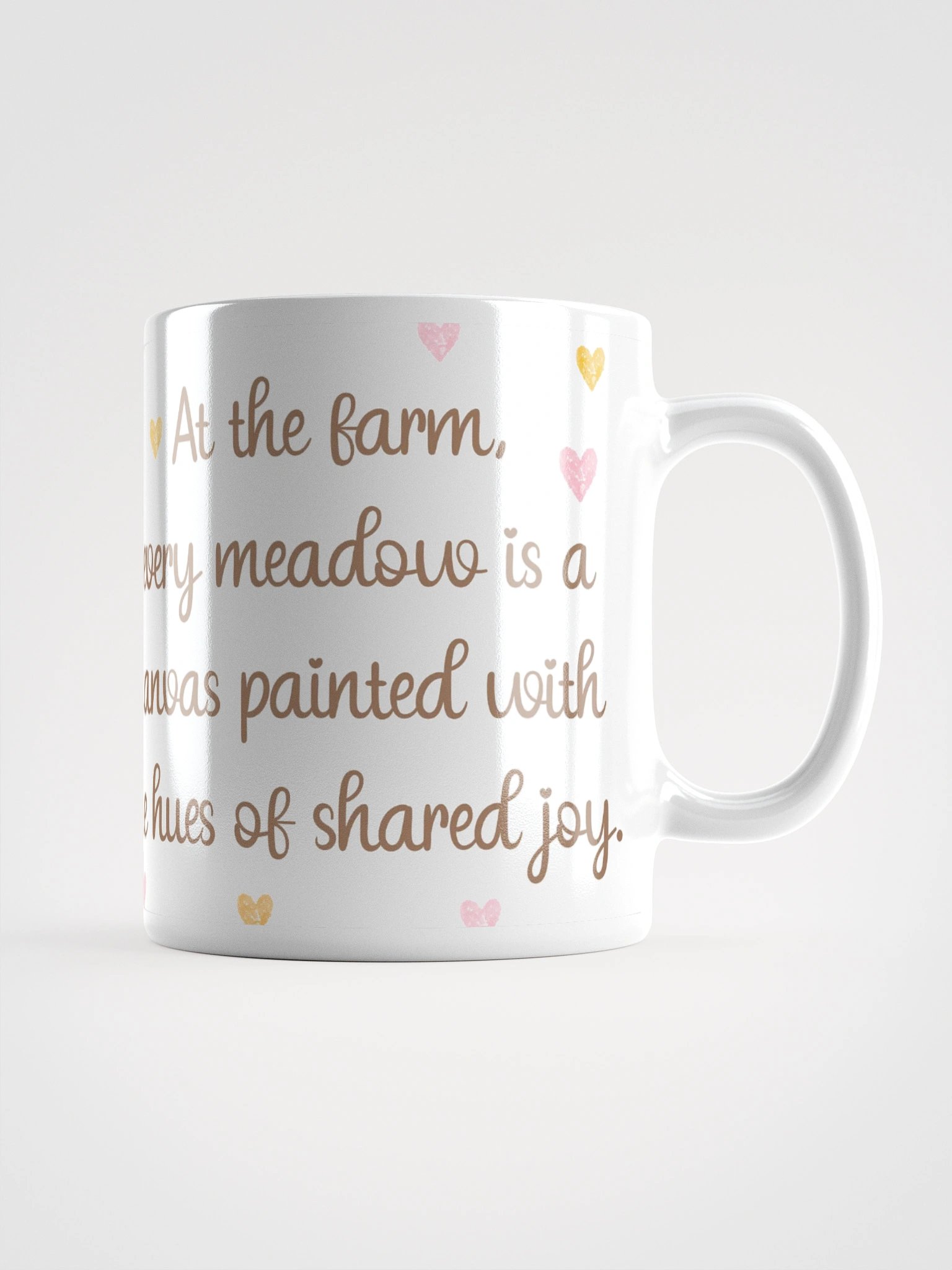 Meadow of Joy White Glossy Mug product image (2)