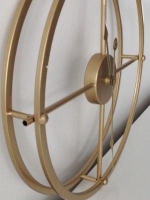 Creative And Simple Wrought Iron Wall Clock, Living Room Metal Clock, Study Room Decoration Clock product image (5)