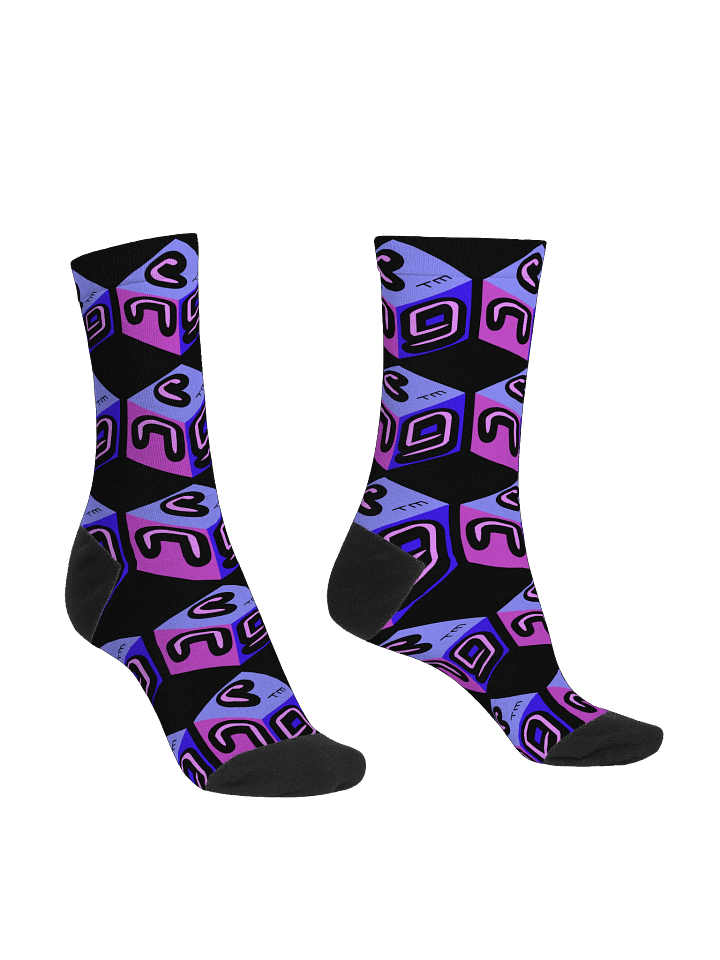 Next Generation Records NGR Cube Logo Custom Socks product image (1)
