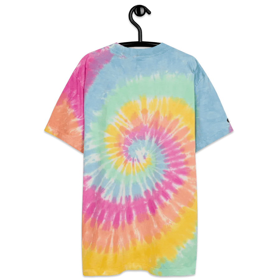 "Sunday House" Embroidered Tie-Dye Shirt Chest And Sleeve product image (8)