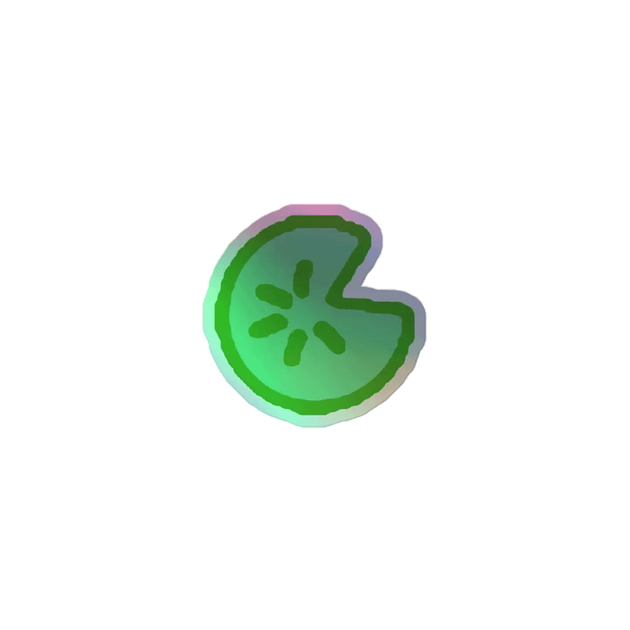 Lilypad Holographic Sticker product image (1)