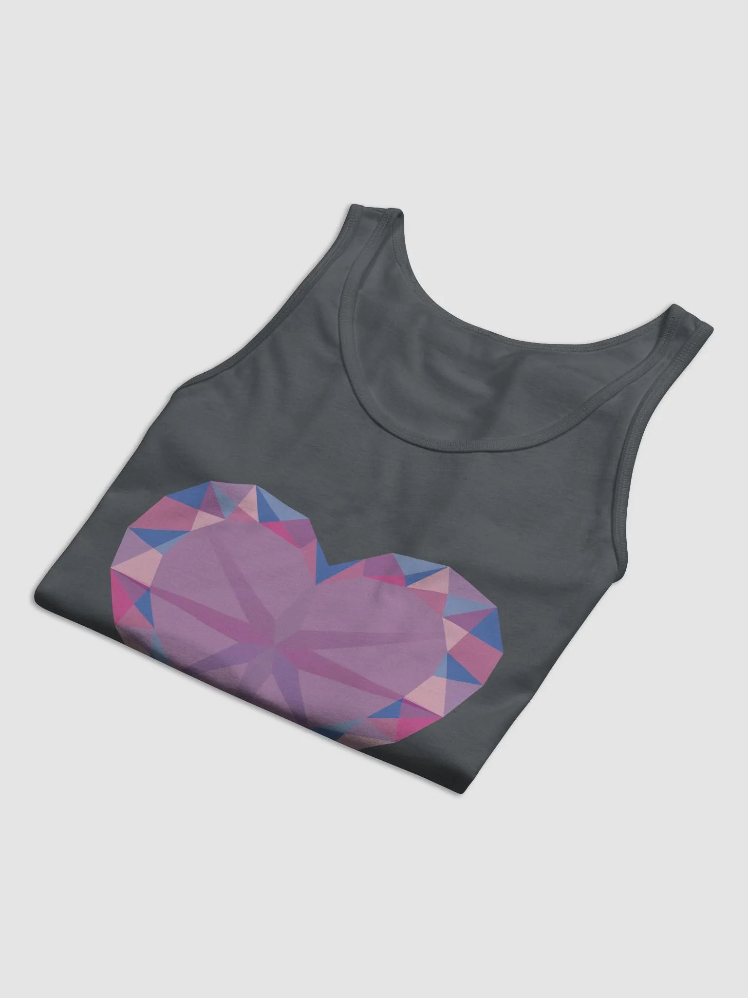 Crystal Heart Bi Pride Tank Top product image (3)