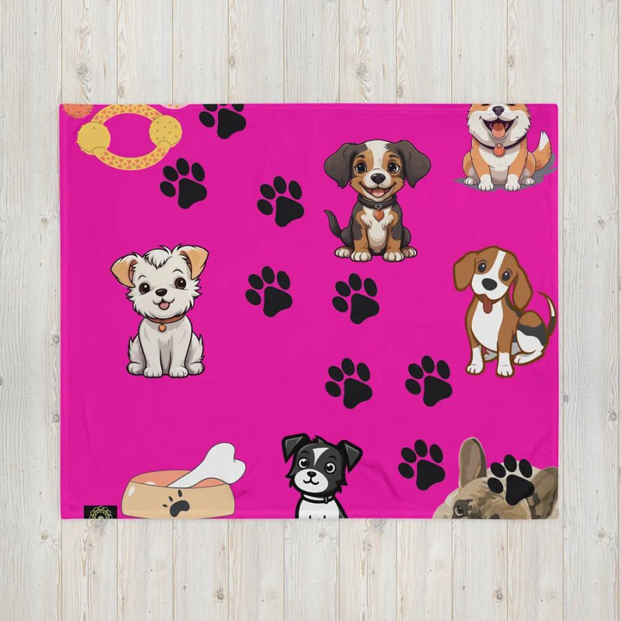 Pawsitively Playful Throw Blanket product image (16)