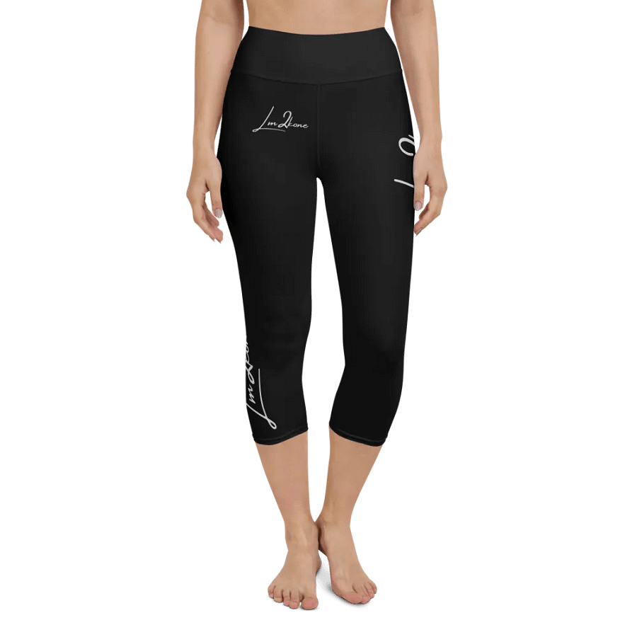 Lm2kone Script Yoga Capri Leggings product image (3)
