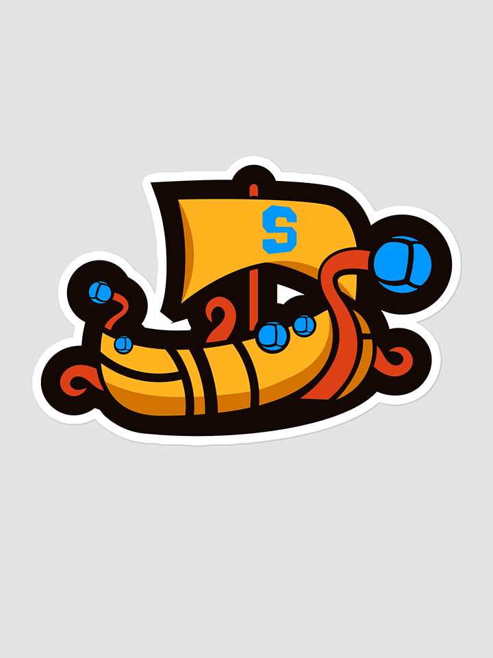 Blue Ballhalla Shadow Sticker product image (1)
