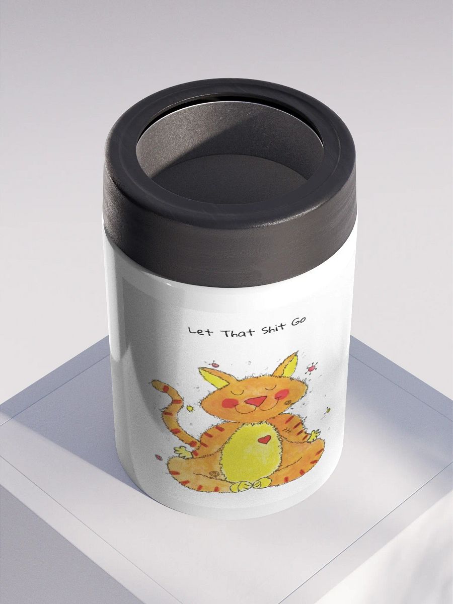 Ging Ging Meditating Cat Koozie product image (4)