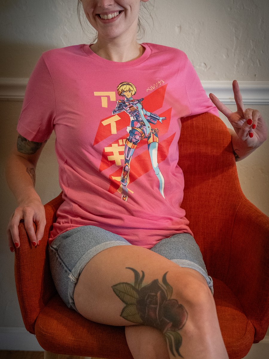 Android Girl Mark II Supersoft T-Shirt (Pink, Gold, Turquoise, Black, Orange, Light Blue) product image (6)