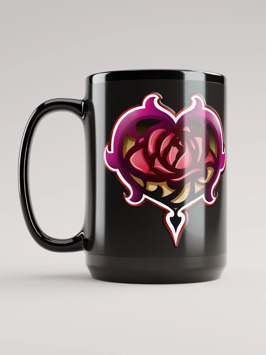 Zagarose 15oz Black Glossy Mug product image (6)
