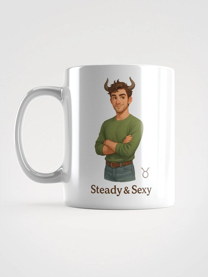 Taurus Horns Crossing Arms Mug product image (2)