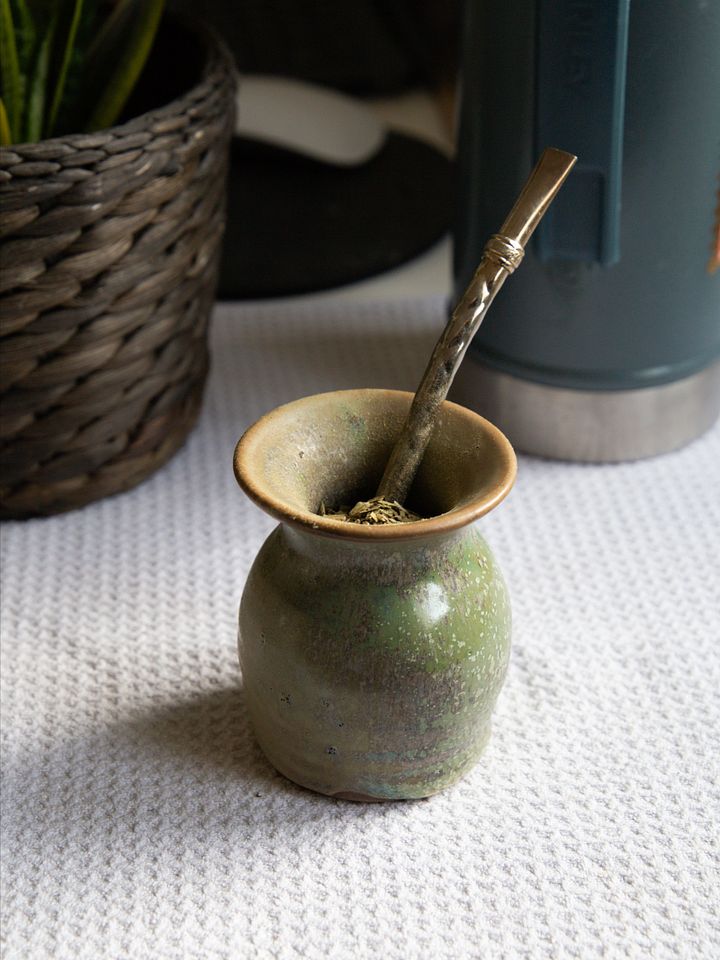 SELVA handmade ceramic mate / coffee cup product image (1)