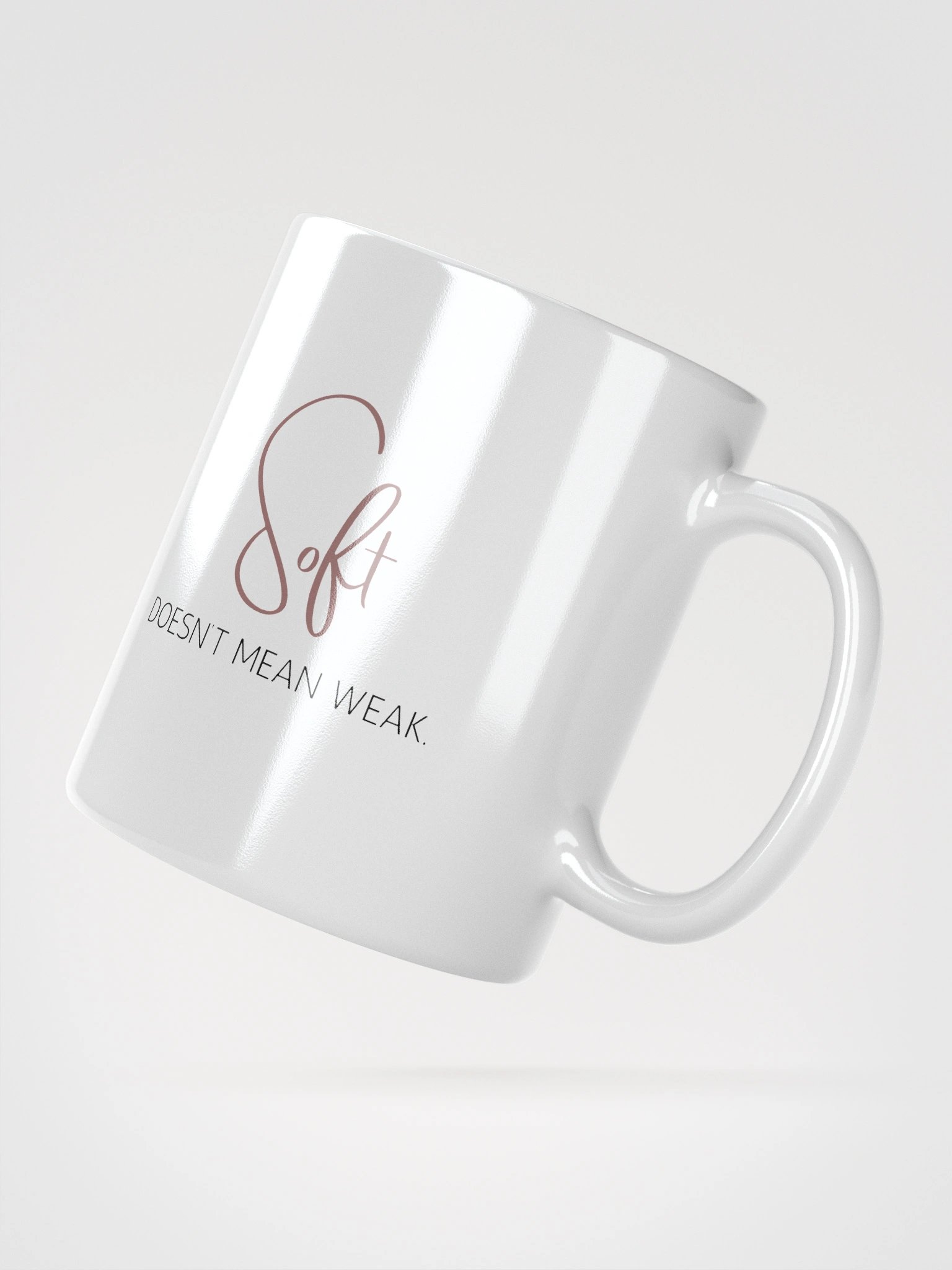 Truthbomb: Soft Doesn’t Mean Weak • Ceramic Mug product image (2)