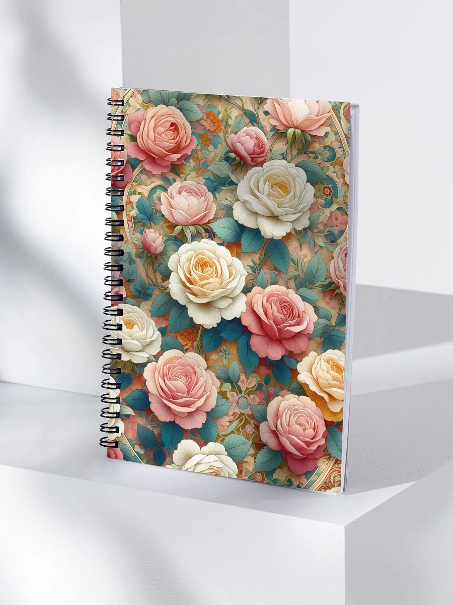 Royal Floral Spiral Notebook product image (4)