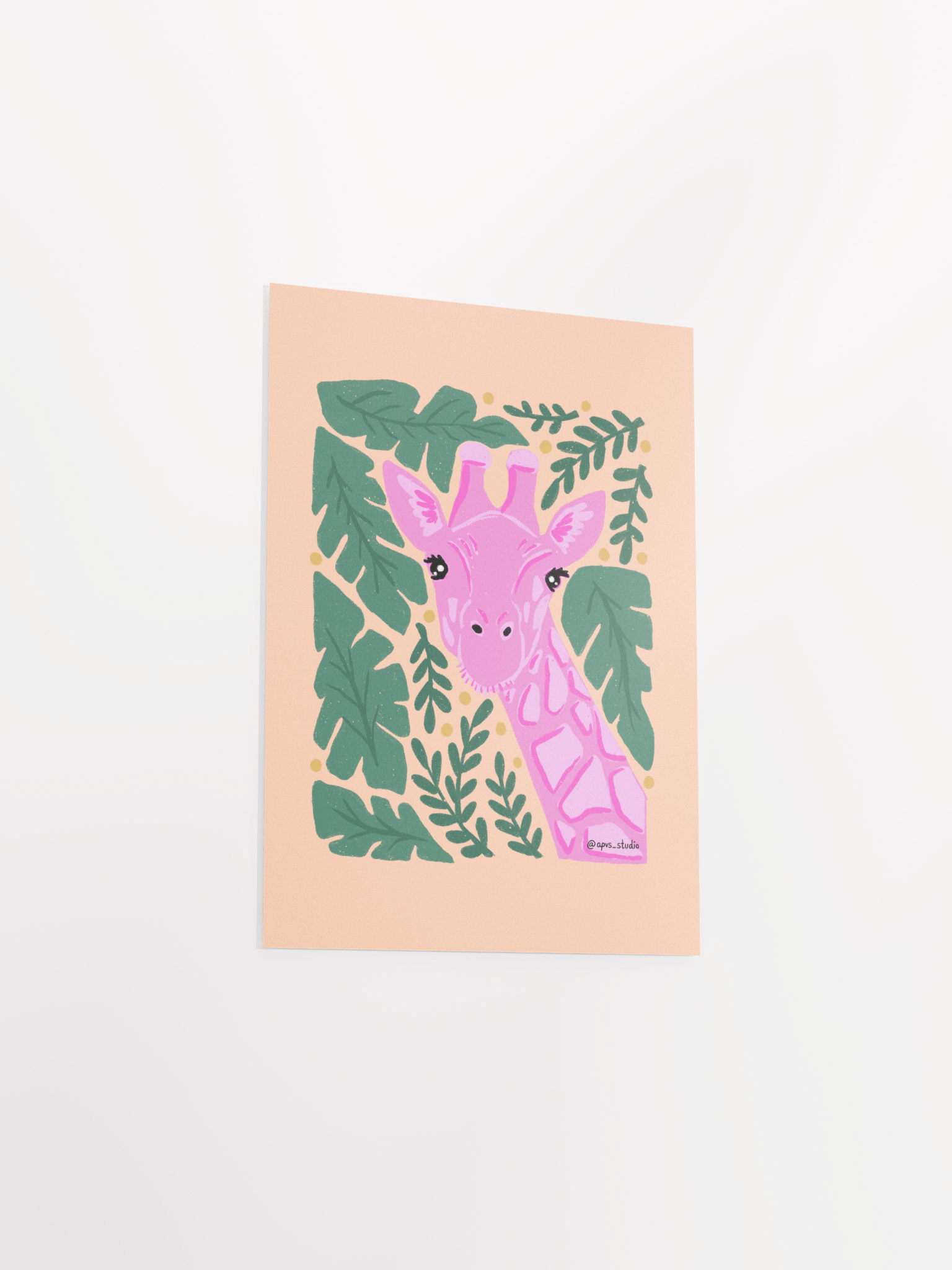 Pink Giraffe in a Jungle product image (3)